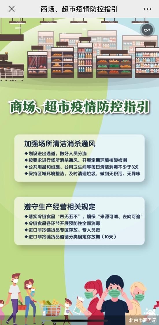 提倡自助购物、非接触扫码付费 北京市发布商场、超市疫情防控指引