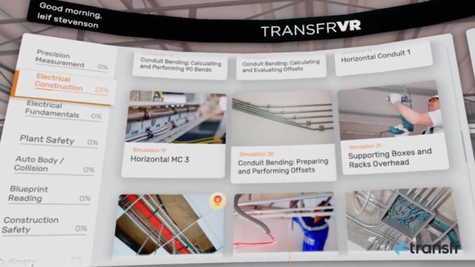 AR/VR在职培训机构Transfr完成3500万美元B轮融资