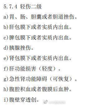 科普：什么情况属于轻伤二级？