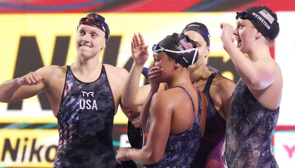 世界游泳锦标赛决赛（游泳世锦赛：美国队获女子4X200米自由泳接力冠军）