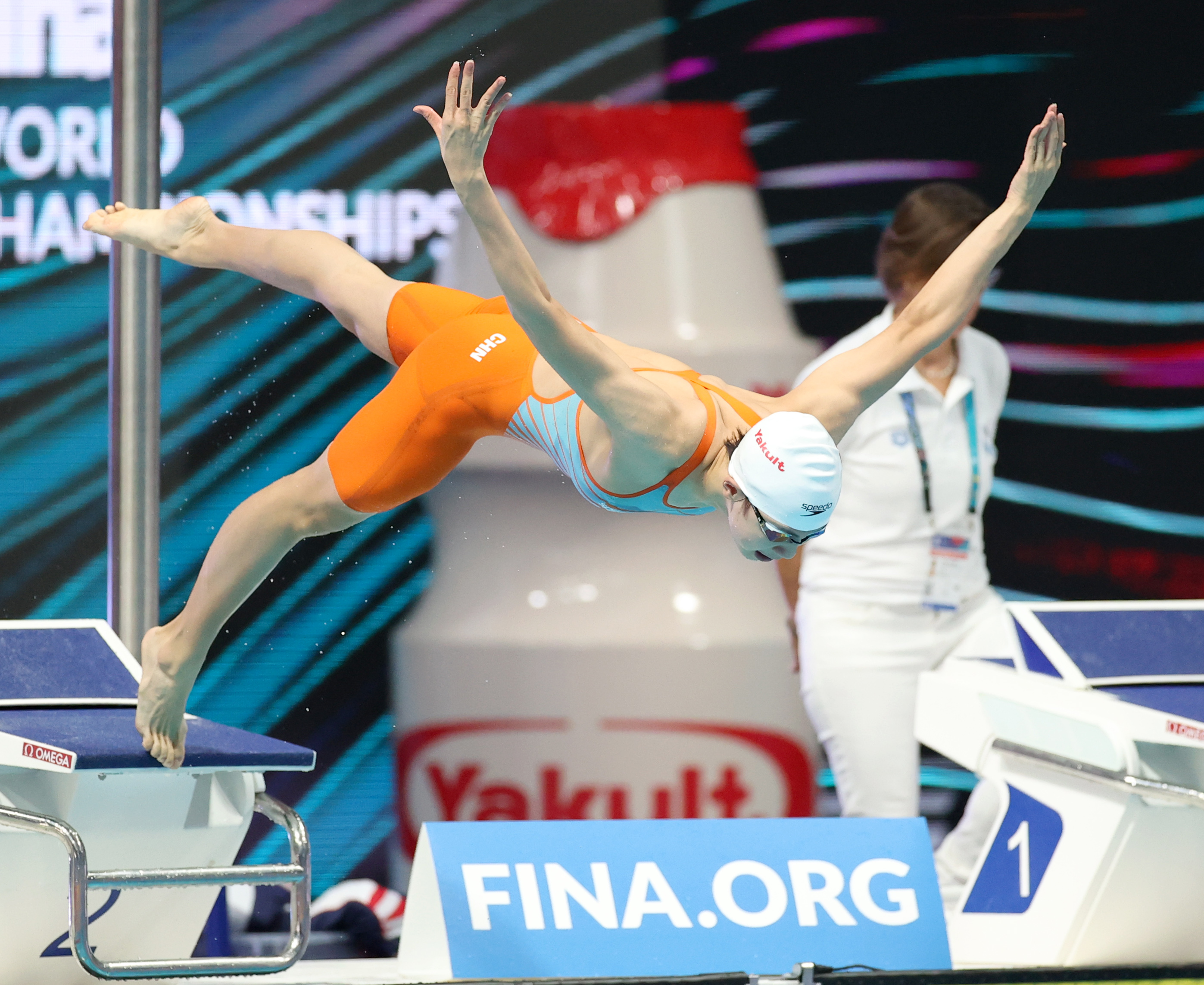 （体育）游泳——世锦赛：程玉洁获得女子100米自由泳第五名(2)