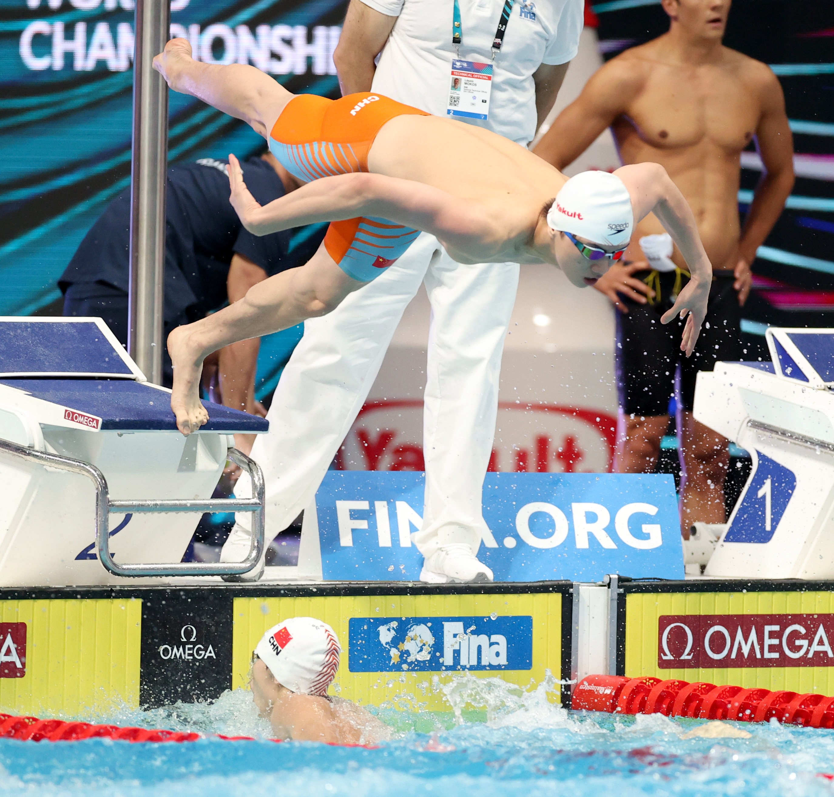 （体育）（9）游泳——世锦赛：中国队获得男子4x200米自由泳接力第八名