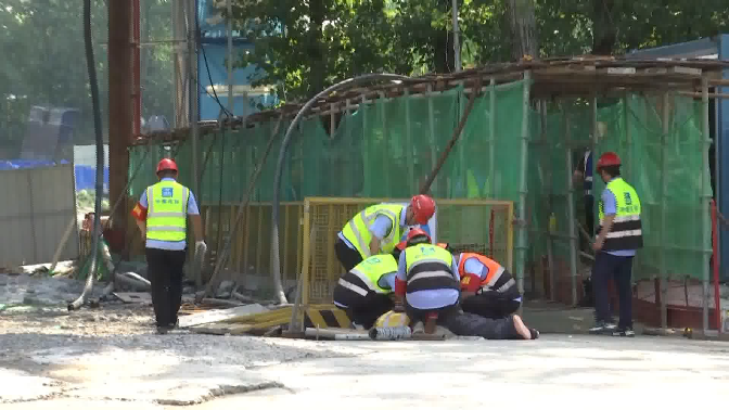 安全生产 | 塔吊倒塌事故应急演练