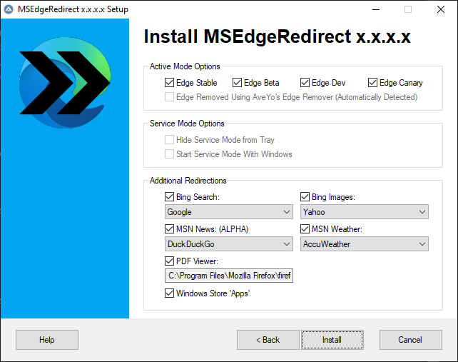 MSEdgeRedirect小工具更新：增加图像搜索重定向和其他改进