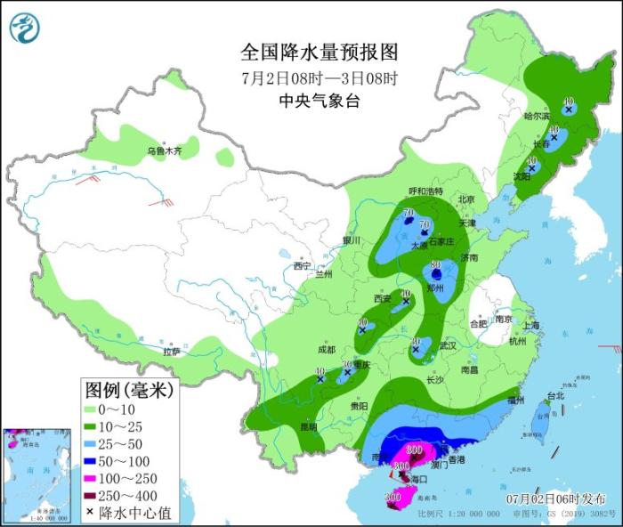 台风“暹芭”将影响华南 北方地区将有较强降水过程