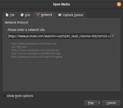 使用 VLC 下載 YouTube 視頻