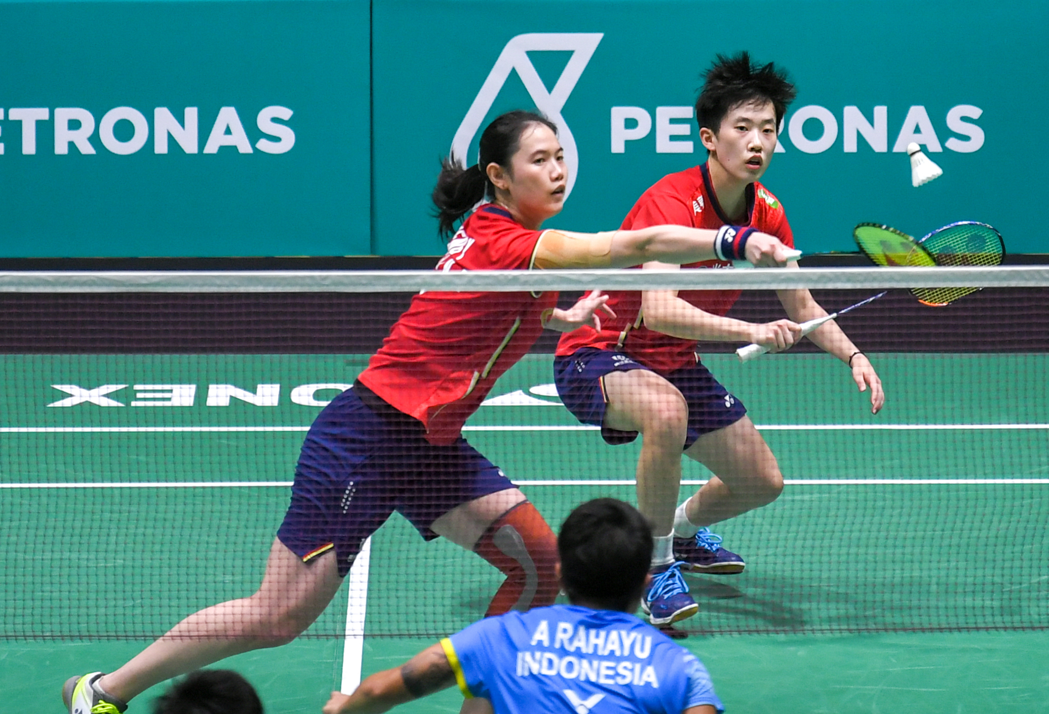 （体育）羽毛球——马来西亚公开赛：张殊贤/郑雨获得亚军