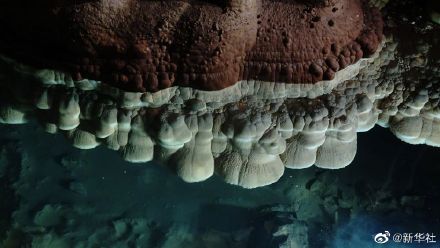 广西发现中国第二个云朵石洞穴奇观