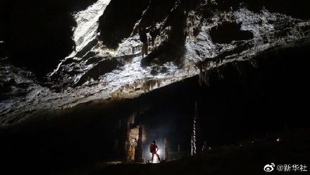 广西发现中国第二个云朵石洞穴奇观