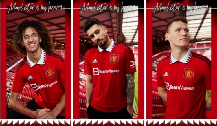 正品阿迪达斯篮球服（阿迪达斯携手曼联打造新赛季新款主场球衣：传承DNA，经典POLO领）