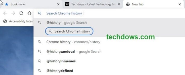 Chrome可从多功能地址栏搜索书签、标签页和历史记录