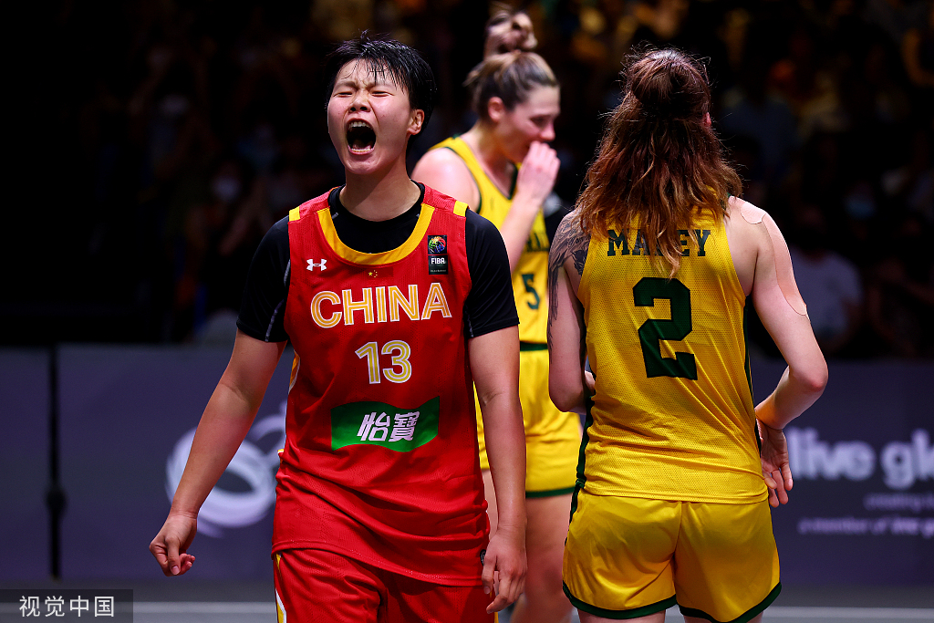 女篮亚洲杯冠军是谁（2022三人篮球亚洲杯决赛：中国女篮战胜澳大利亚获得冠军）