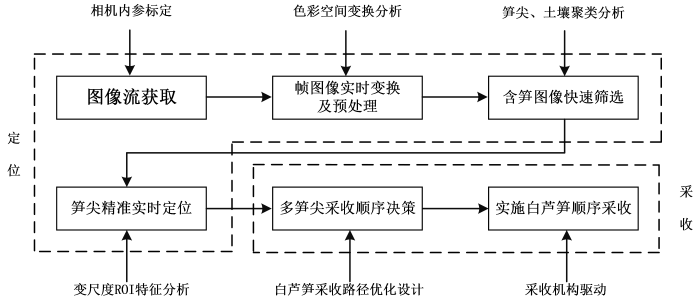 基于机器视觉系统的白芦笋芽定位算法与采收路径优化