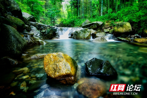 夏日炎炎何处去？陶醉在炎陵九曲水瀑布群