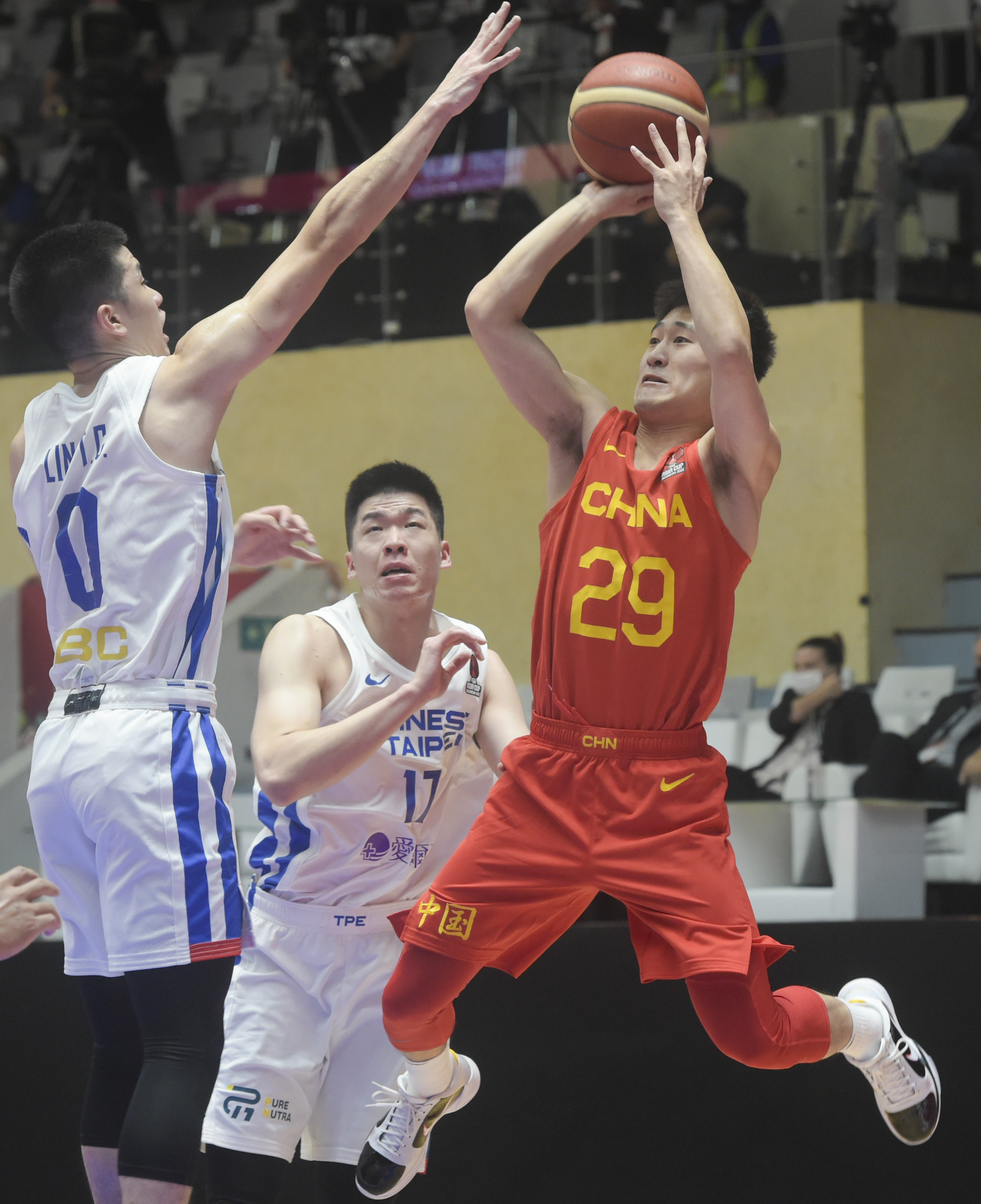 （体育）篮球——亚洲杯小组赛：中国队胜中国台北队