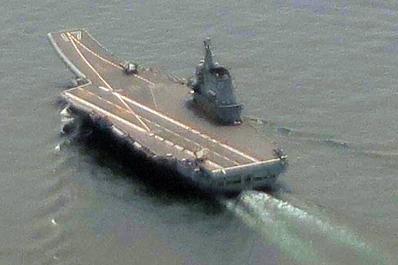 绿媒炒作：山东舰昨日现身所谓“台海中线”以西，空军通过金门附近海域