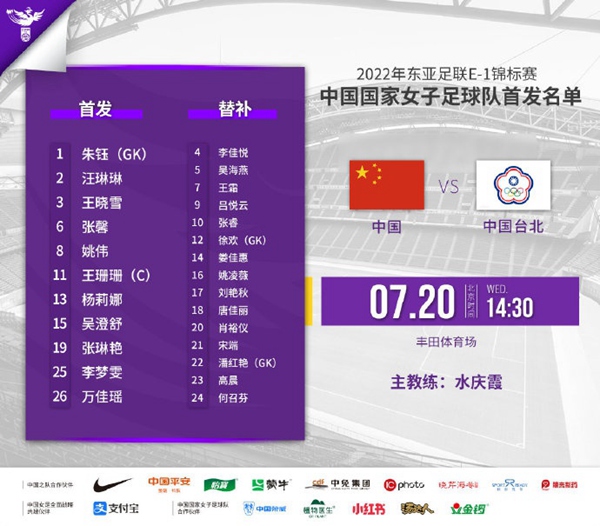 中国女足VS台北女足(东亚杯-张琳艳建功姚伟造乌龙 中国女足2-0中国台北)