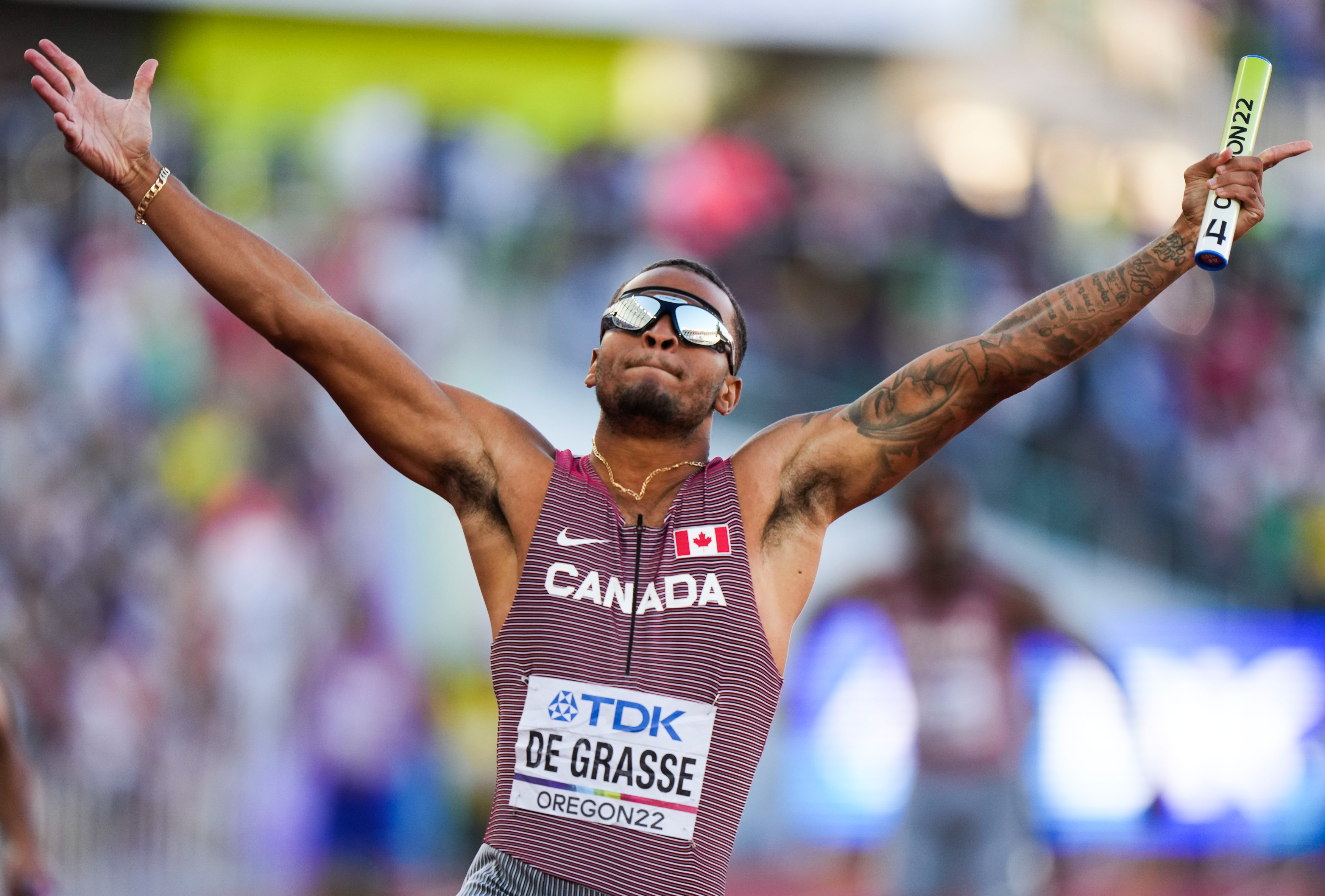 4x100米接力比赛时间（（田径世锦赛）男子4X100米接力决赛赛况）