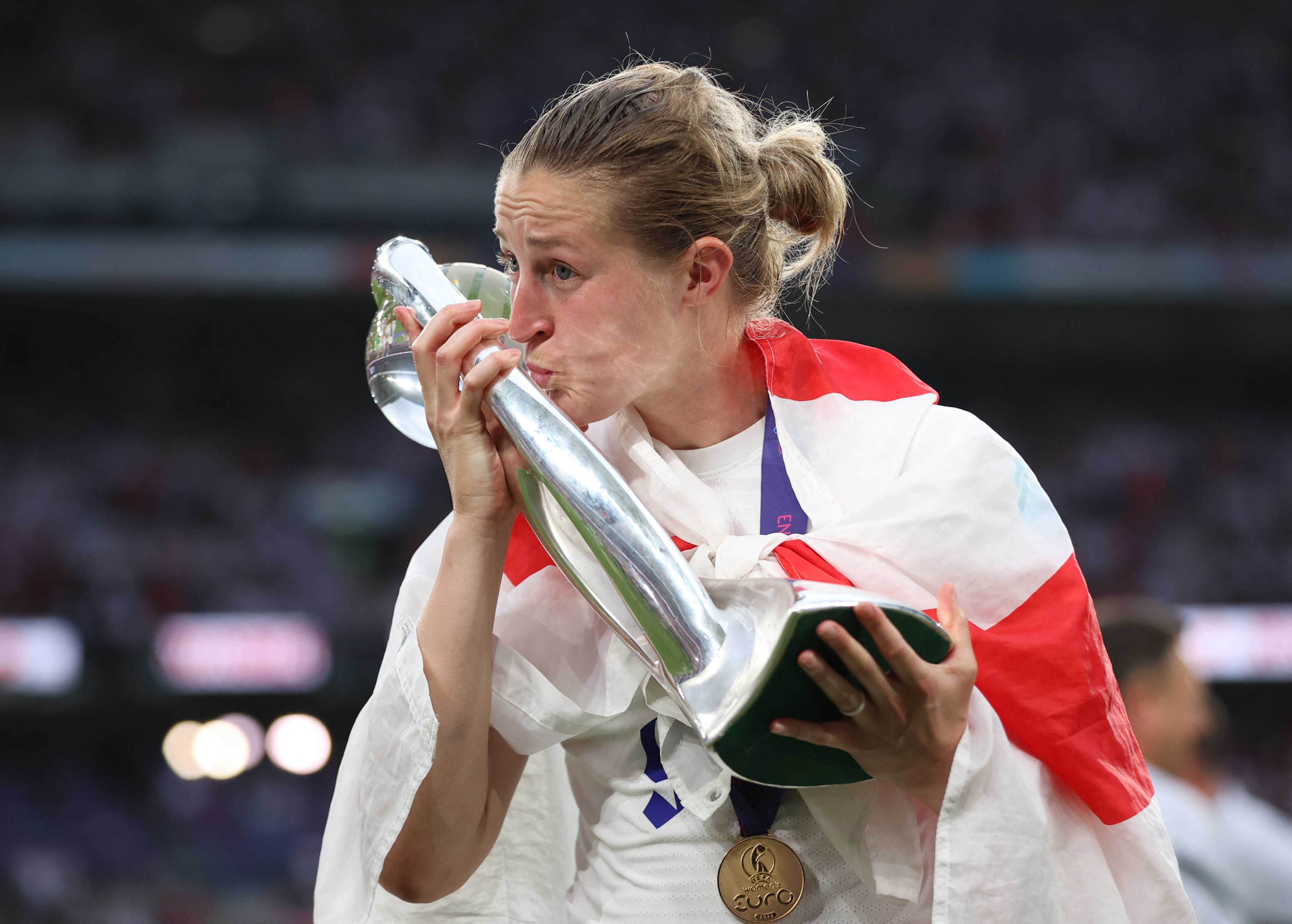 （体育）足球——欧洲女足锦标赛：英格兰夺冠