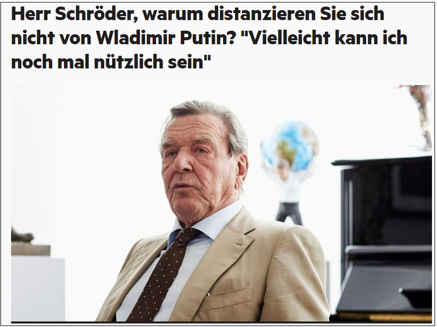 根据多家德国媒体报道(德国前总理施罗德：应尽快重启“北溪2号”)
