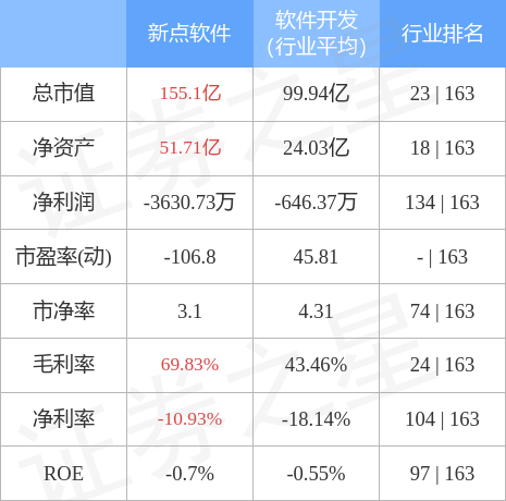 新点软件8月10日主力资金净卖出255.02万元