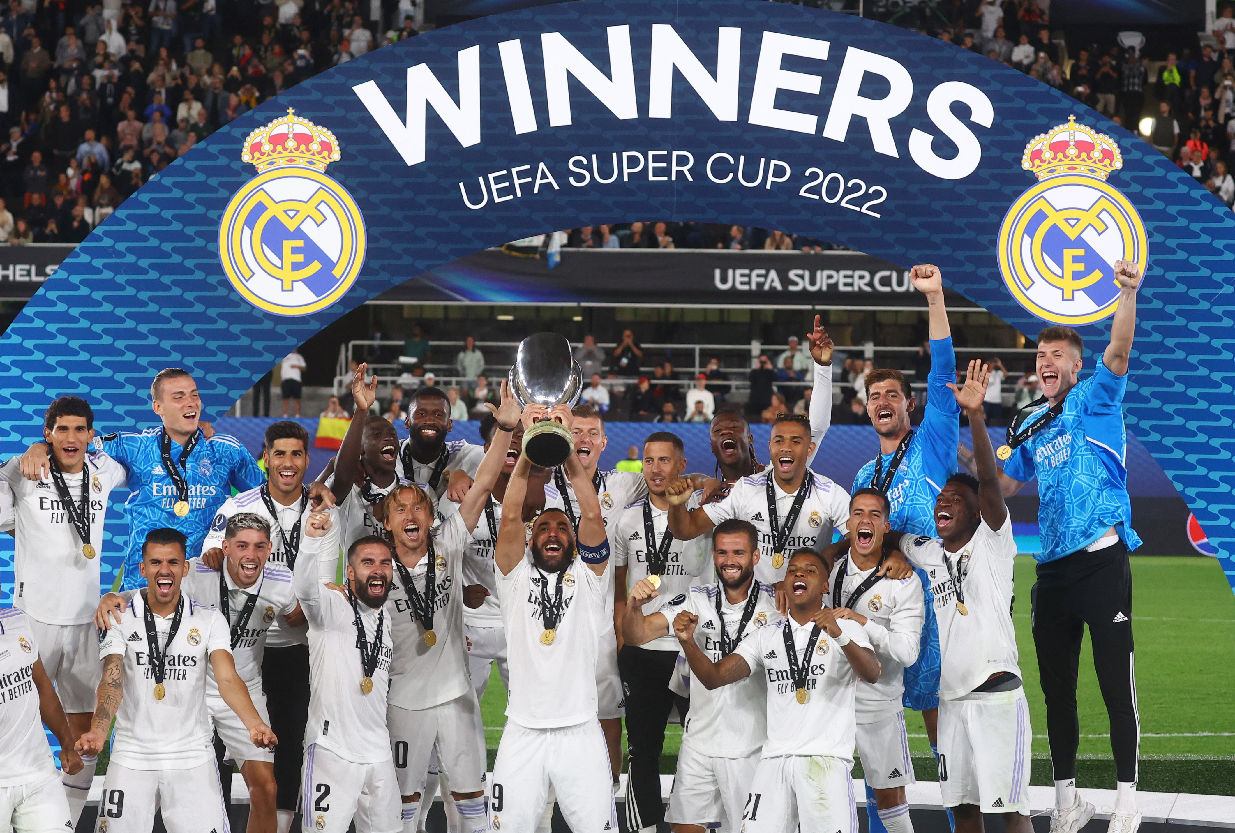 （体育）足球——欧洲超级杯：皇马夺冠