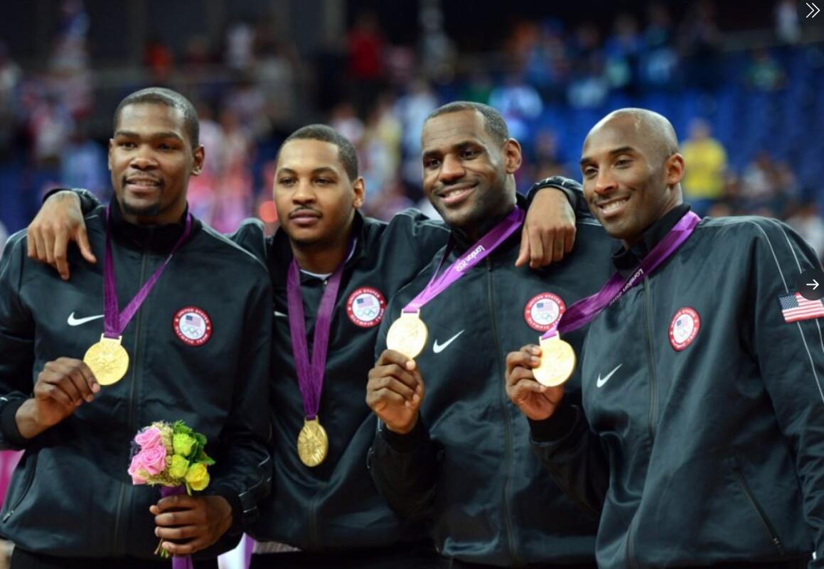 2012伦敦奥运会男篮决赛（杜兰特：2012年美国男篮是历史最佳球队）