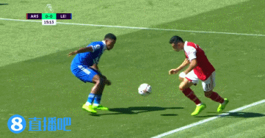 阿森纳vs莱斯特城录像（半场-热苏斯头顶脚踢梅开二度扎卡头球中柱 阿森纳暂2-0莱斯特城）