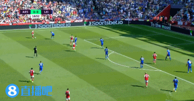 阿森纳vs莱斯特城录像（半场-热苏斯头顶脚踢梅开二度扎卡头球中柱 阿森纳暂2-0莱斯特城）