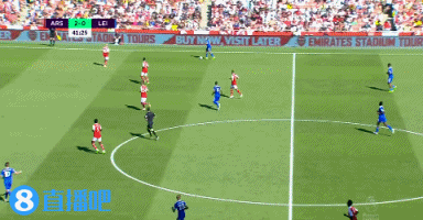 阿森纳vs莱斯特城录像（半场-热苏斯头顶脚踢梅开二度扎卡头球中柱 阿森纳暂2-0莱斯特城）