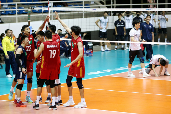 男排亚洲杯：中国队3:2逆转战胜韩国队晋级决赛
