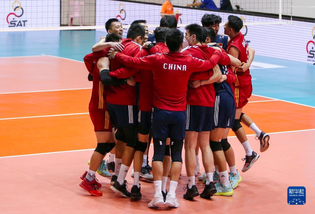 中国男排战胜日本队 时隔十年再夺亚洲杯冠军