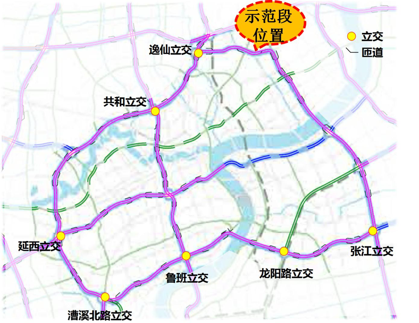 上海内环线(“中国高架第一环”试点年轻化改造，附上海出行最新提示)