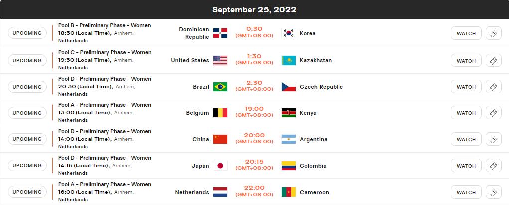 2022年女排世锦赛赛程(中国女排世锦赛赛程出炉 首秀对阵阿根廷女排)