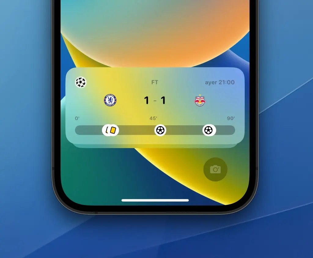即時足球比賽的照片哪里找（iOS 16.1新特性：可在鎖屏界面實時顯示賽事比分、外賣訂單等）