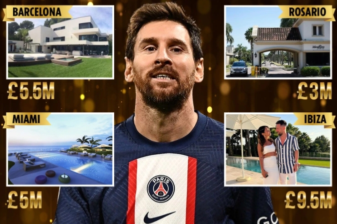 梅西有多少钱总资产（太阳报：梅西在巴塞罗那等四个地方拥有豪宅，总价值约2300万镑）-华海博客