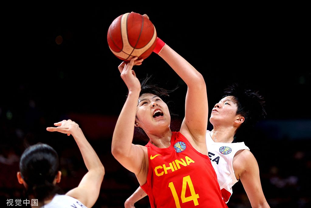 女篮亚洲杯2019中国(命中率超60%！中国女篮大胜韩国63分，世界杯开门红)