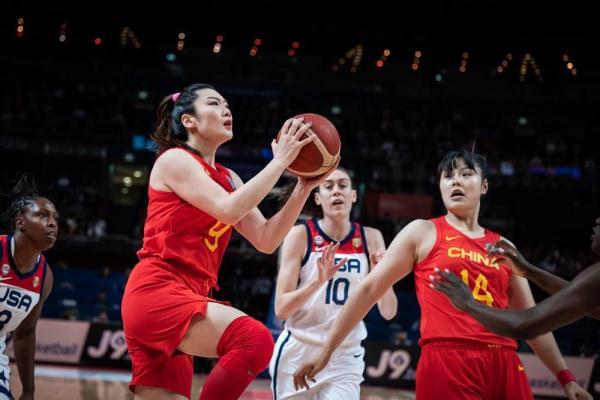 中国女篮世界杯小组赛63:77不敌美国女篮