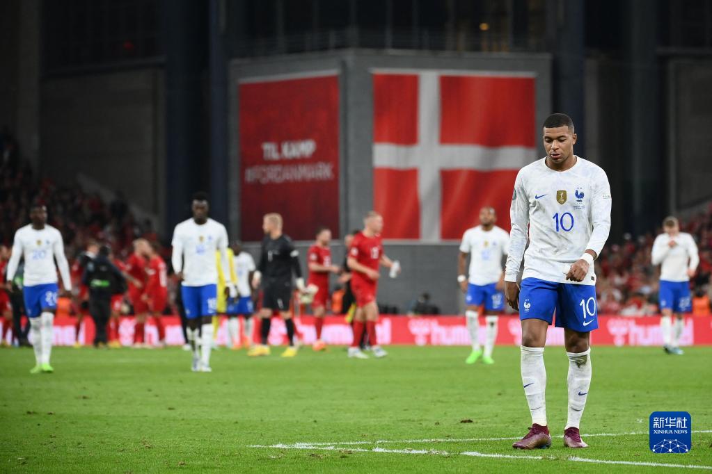 欧国联：法国0比2不敌丹麦
