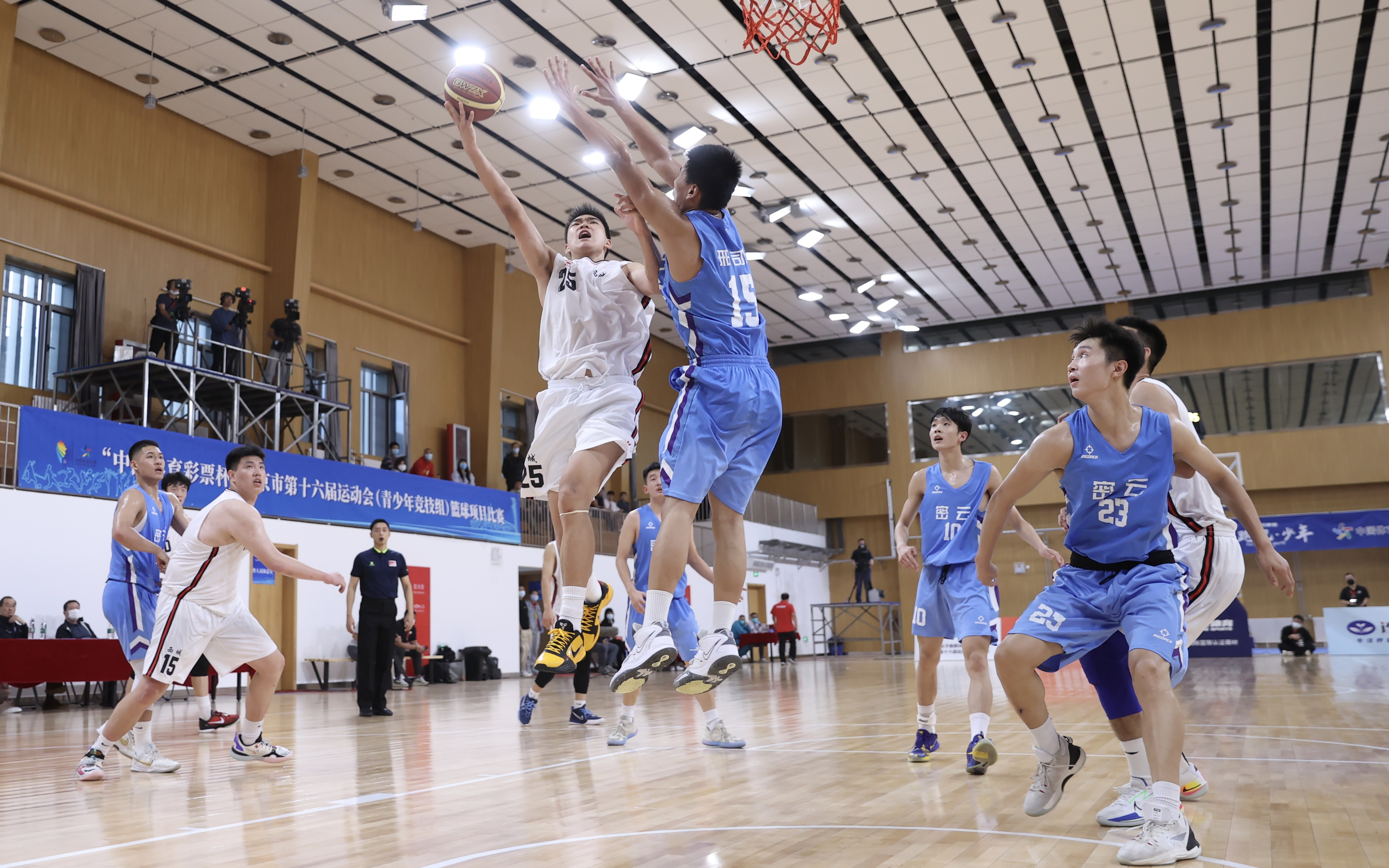 北京市中学生冠军篮球联赛(北京市第十六届运动会收官，青少年参赛规模创新高)