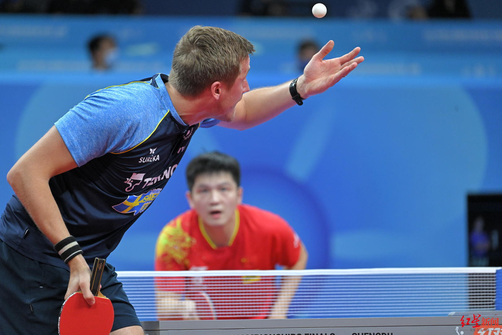 2018男兵世界杯决赛(赛场丨王楚钦绝地反击,中国男乒打出最精彩一役!