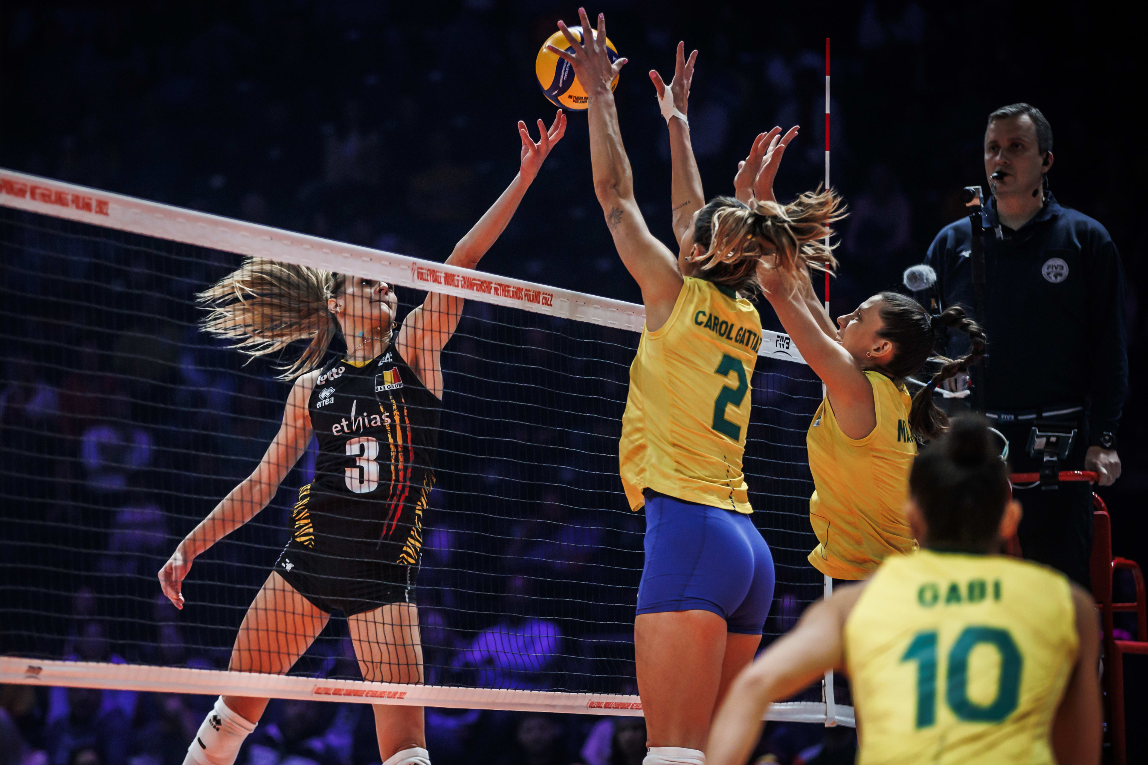 女排世锦赛 | 巴西女排3比1击败比利时队锁定E组第二