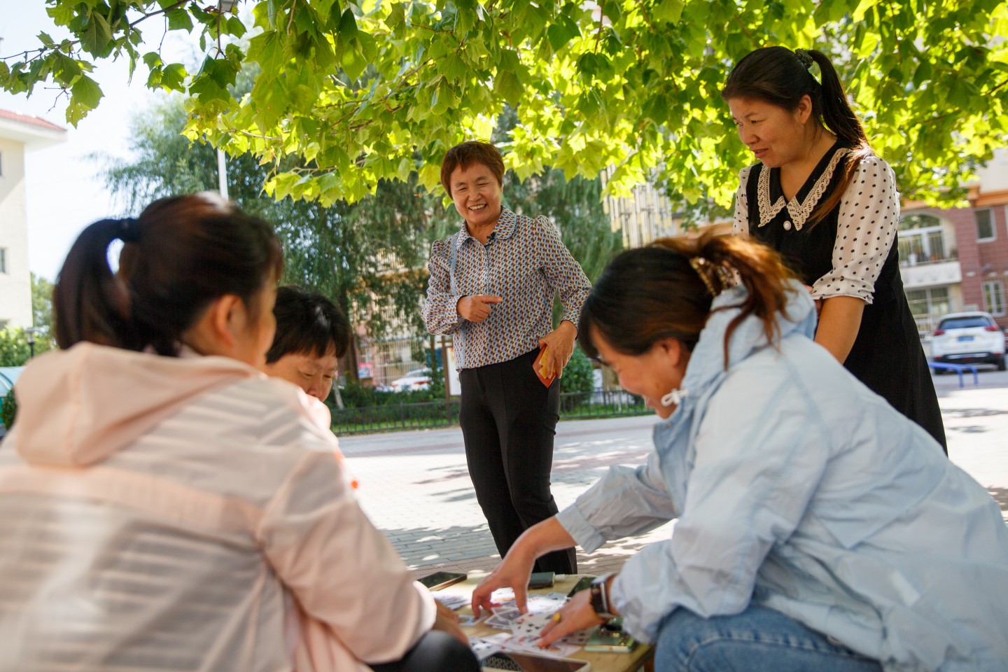 下列哪项是奥运会上没有的比赛(我家门前｜和国际会都打照面，老槐树旁的村民住上新社区)