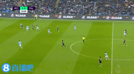 曼城20富勒姆（半场-阿尔瓦雷斯破门坎塞洛红点套餐佩雷拉点射 曼城暂1-1富勒姆）