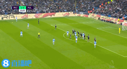 曼城20富勒姆（半场-阿尔瓦雷斯破门坎塞洛红点套餐佩雷拉点射 曼城暂1-1富勒姆）