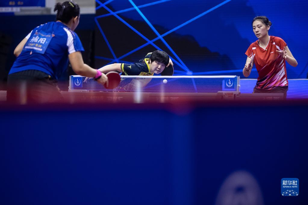 乒乓球——全国锦标赛：蒯曼/陈熠晋级女双决赛
