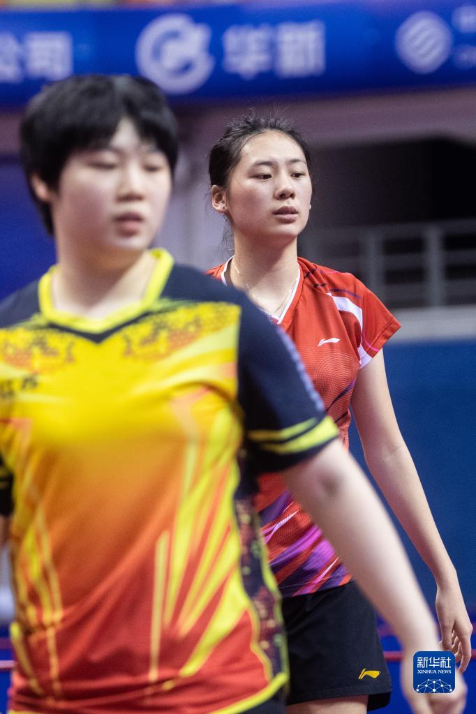 乒乓球——全国锦标赛：蒯曼/陈熠晋级女双决赛