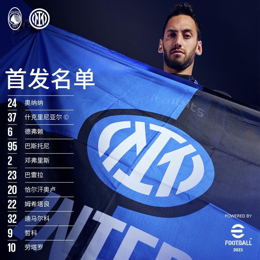 国际米兰球队阵容（国际米兰vs亚特兰大首发：劳塔罗、哲科先发，什克出战）-华海博客