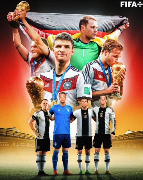 21世纪以来历年欧洲杯冠军阵容（2014年德国队世界杯夺冠阵容，仅剩穆勒诺伊尔等四人继续征战）