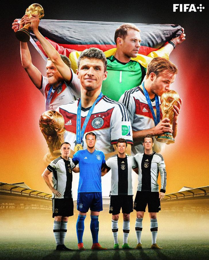 德国世界杯阵容(德国14年世界杯夺冠阵容，今年仅穆勒诺伊尔格策金特尔在队